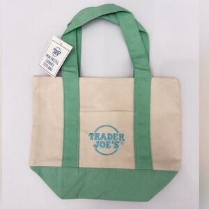 Trader Joe's Mini Canvas Tote Bag